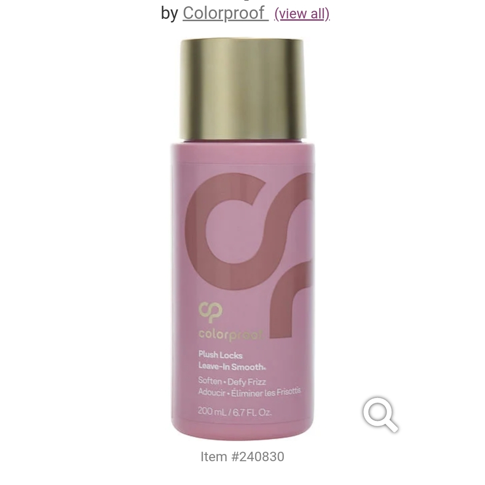 Plush Locks Leave-In Smooth Hair Conditioner - Pink